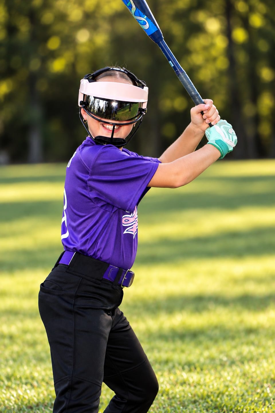Customer photo review of Neo Softball Fielders Mask Visor