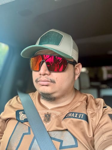 Melquisedec A. wearing Trailblazer