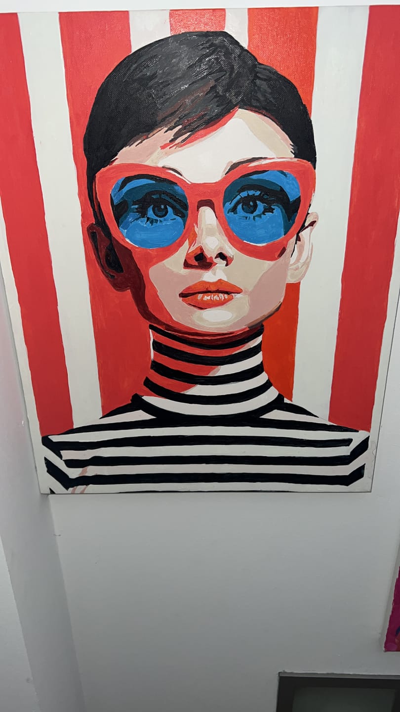 Customer photo review of Malen nach Zahlen - Moderne Audrey Hepburn