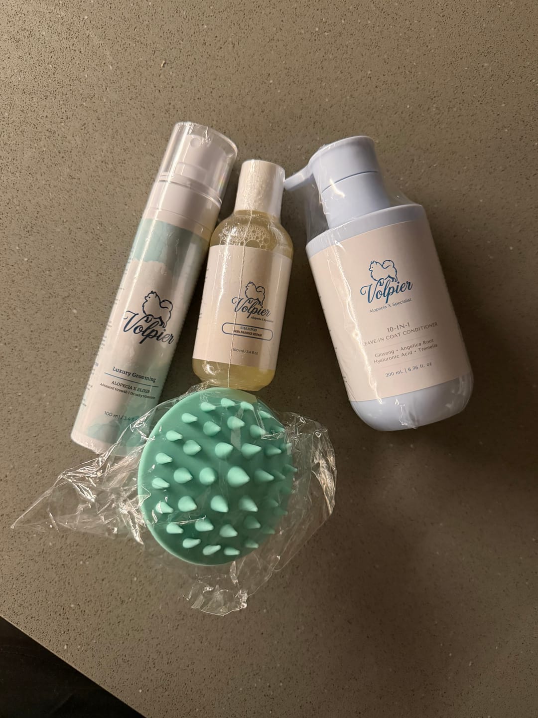 Customer photo review of Volpier Elixir™ | Advanced Dermatological Lotion for BSD, Alopecia X and Coat Regeneration