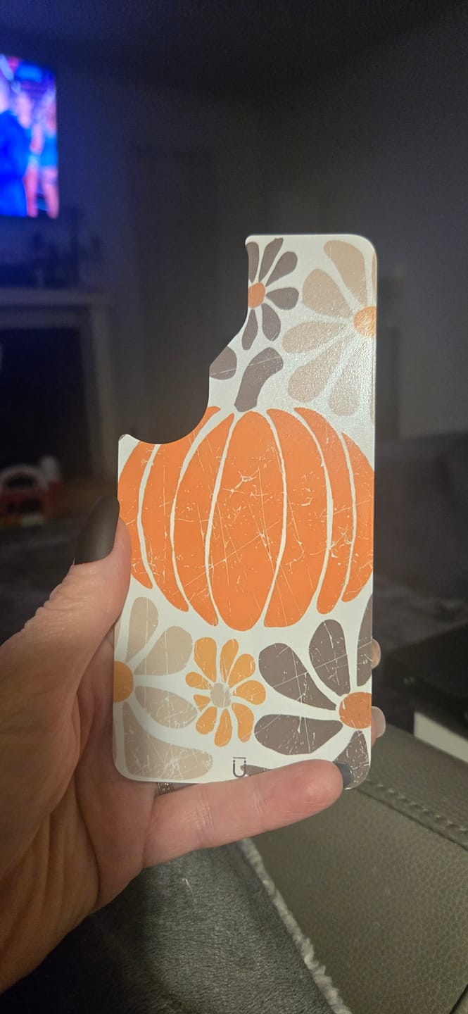 Customer photo review of Addison - Pumpkin Petals