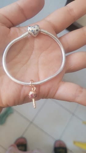 Customer photo review of Pulsera Corazón Noche Estrellada