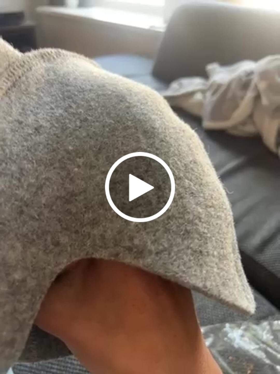 Customer video review of Sauna Hoed Viking 100% Wol - Grijs