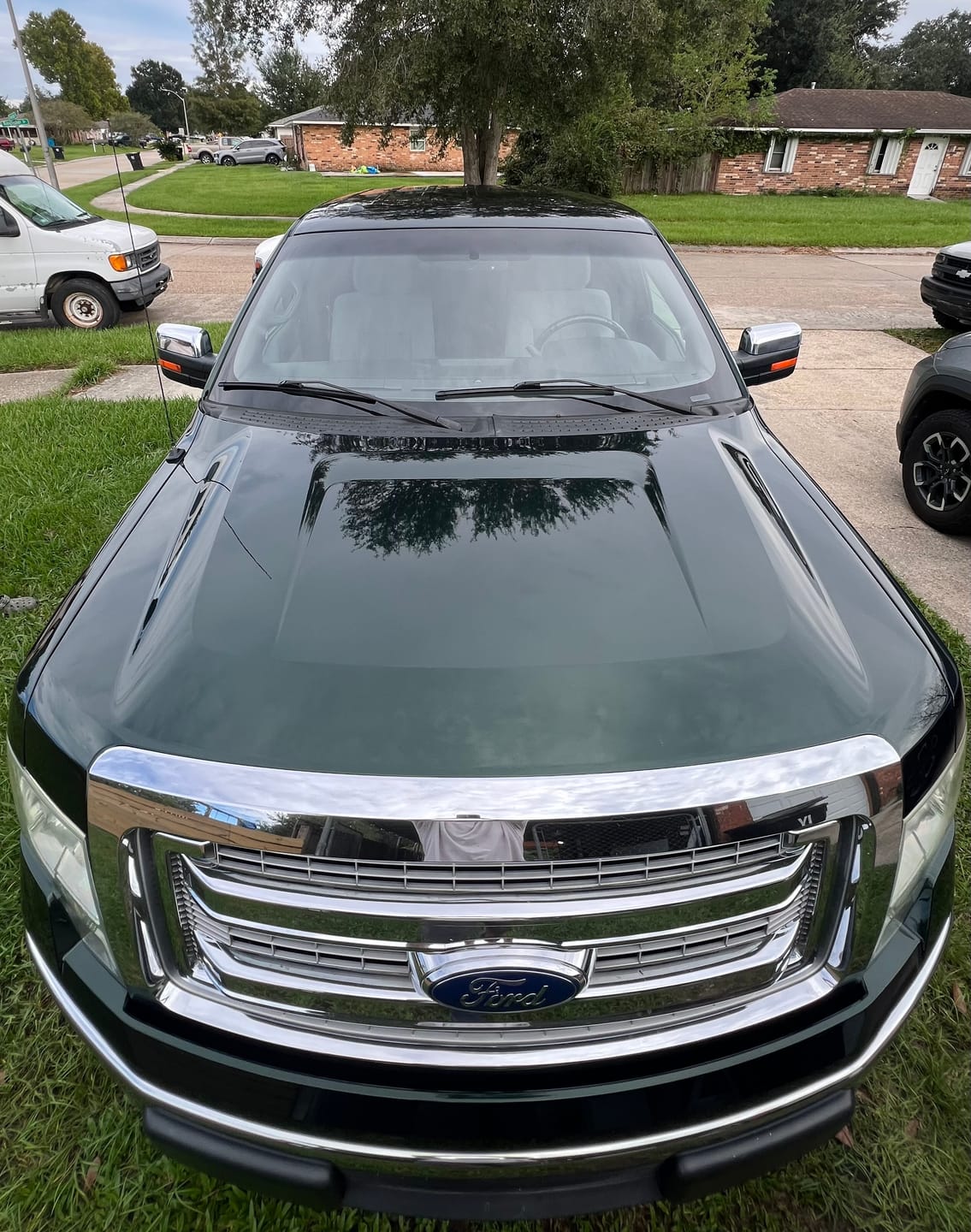 Customer photo review of Glossy Metallic Royal Green Color PPF (Paint Protection Film)