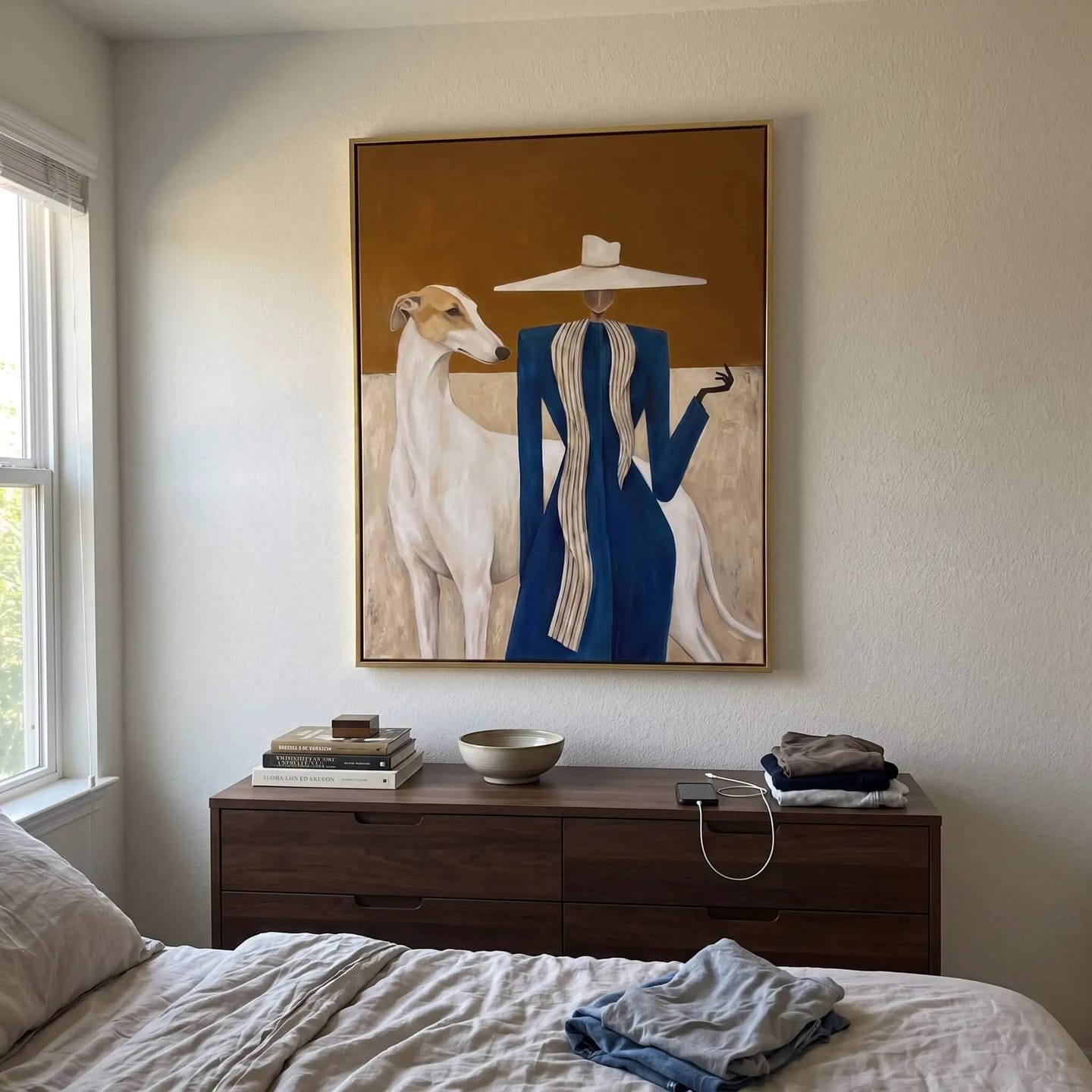 Customer photo review of Portrait Art Rider's Quiet Pause #PR288
