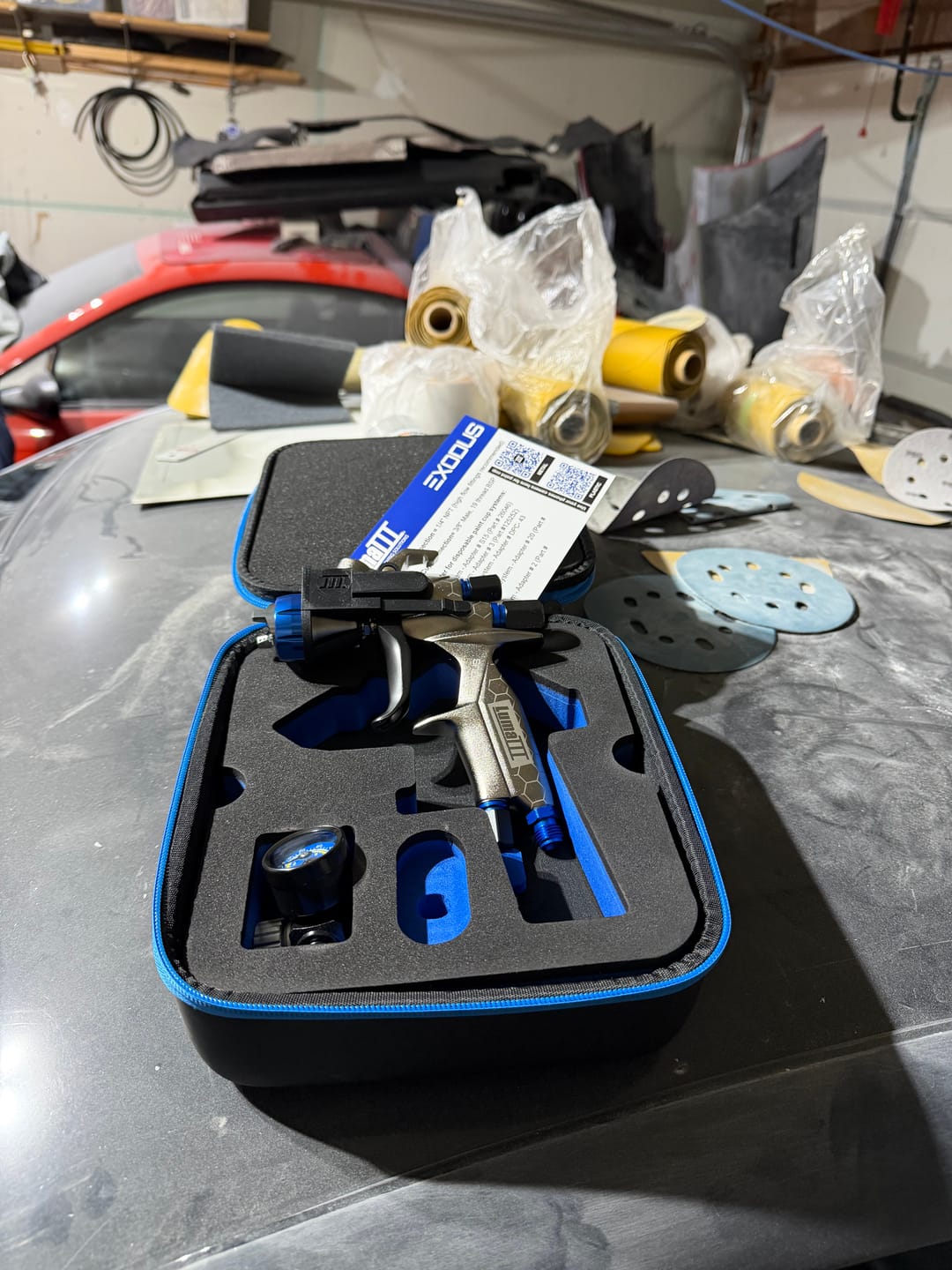 Customer photo review of EXODUS Basecoat Spray Paint Gun