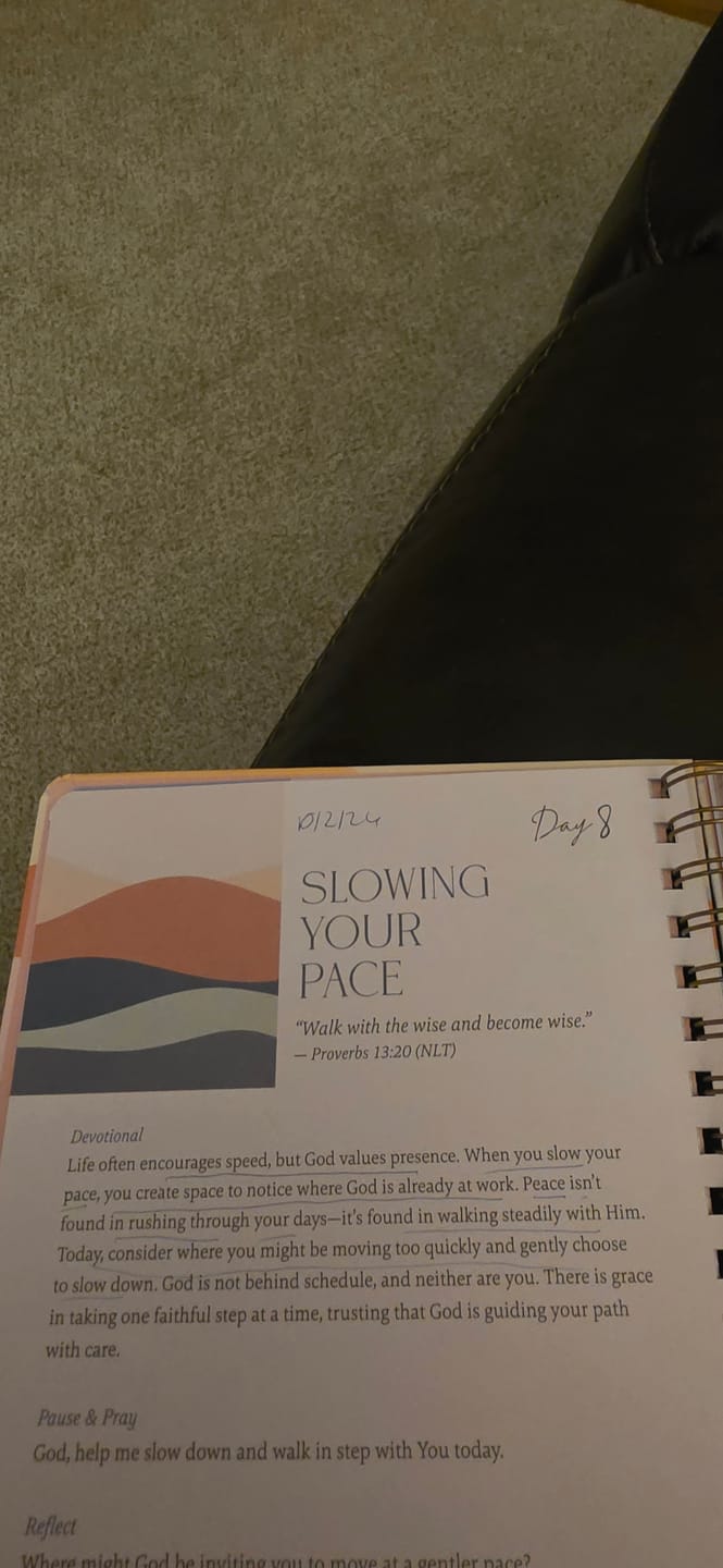 Customer photo review of Be Still: Word Search Devotional for Peace & Rest in God