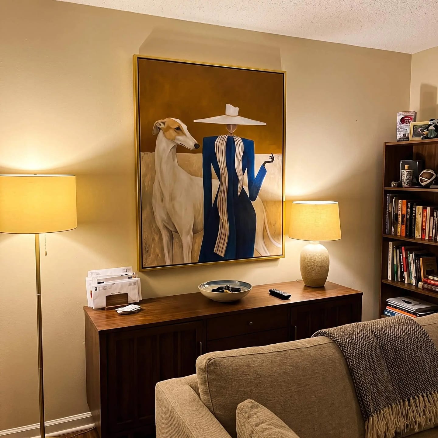 Customer photo review of Portrait Art Rider's Quiet Pause #PR288