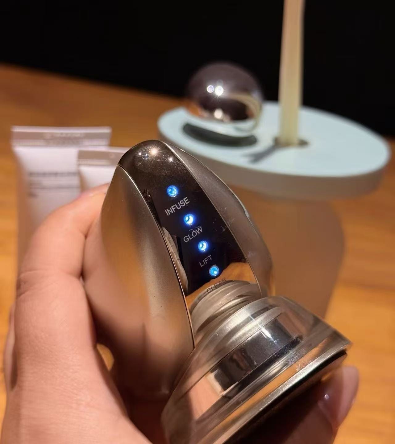 Customer photo review of TAFITIE Conch 10MHz High-Frequency Ultrasonic Facial Device