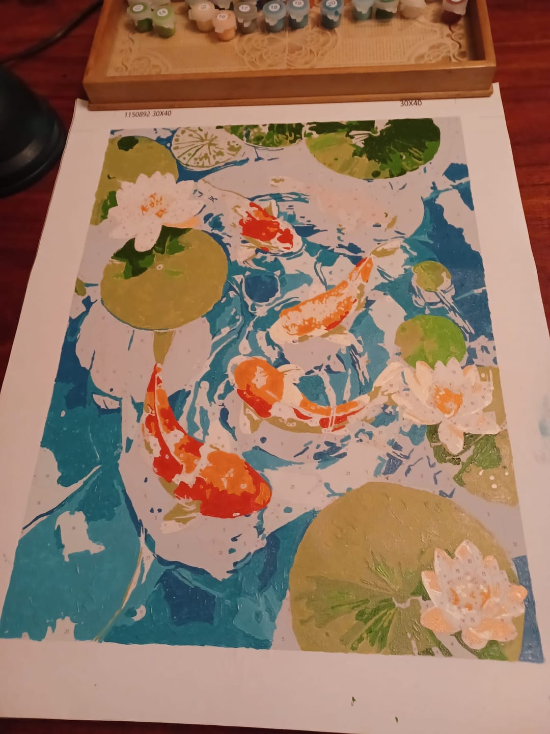 Customer photo review of Malen nach Zahlen - Überraschungsbild