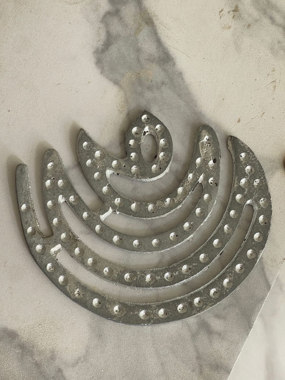 Customer photo review of Zinc Moon Helix – Vastu Remedy for North-East Direction Correction | Water Element Harmony | 4 & 6 Inch
