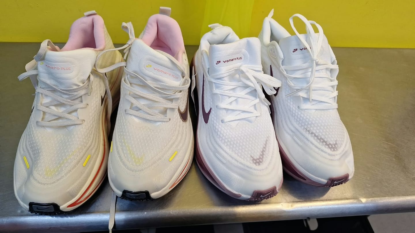 Customer photo review of NIKE VOMERO 18 - BEIGE
