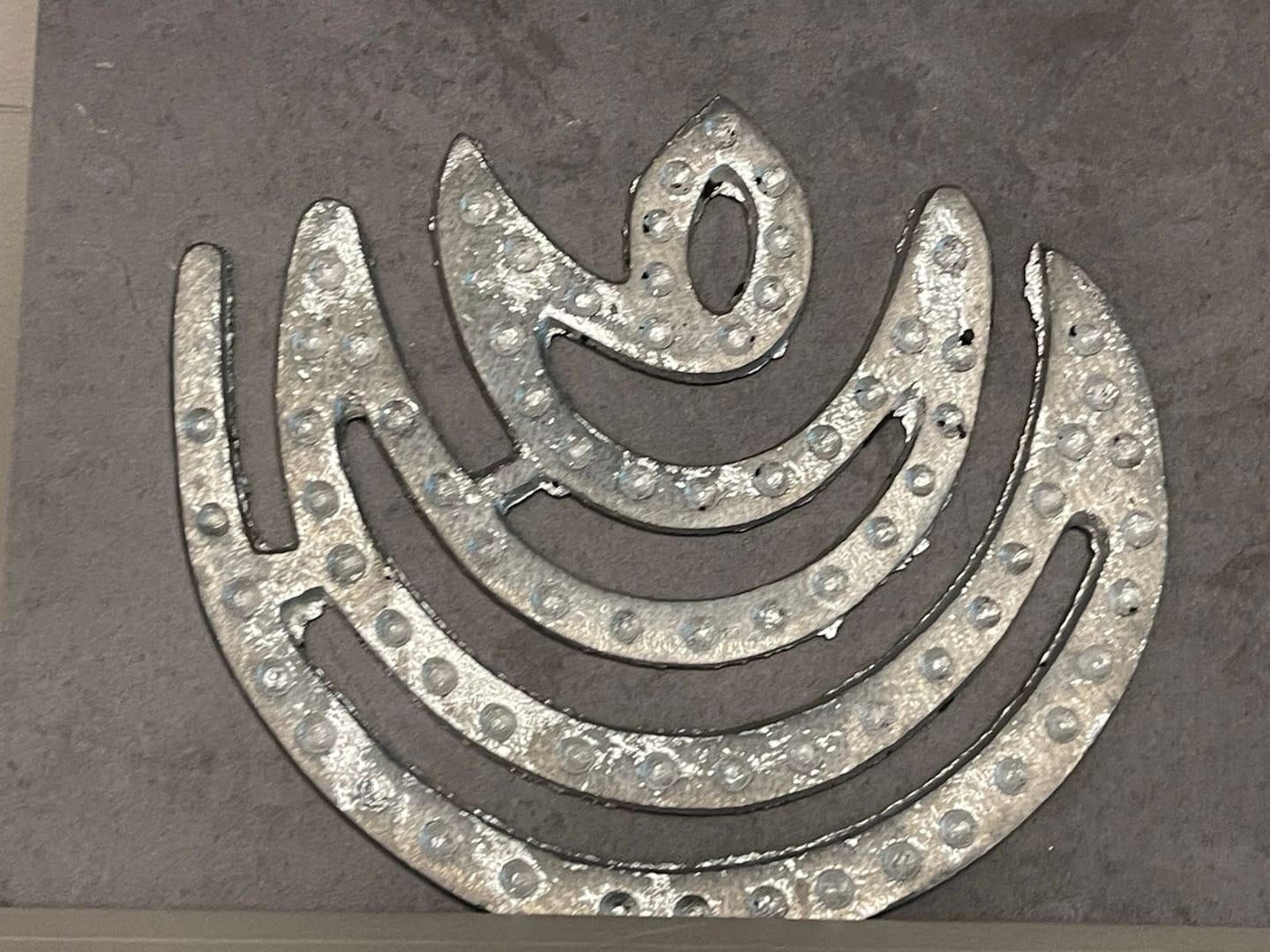 Customer photo review of Zinc Moon Helix – Vastu Remedy for North-East Direction Correction | Water Element Harmony | 4 & 6 Inch