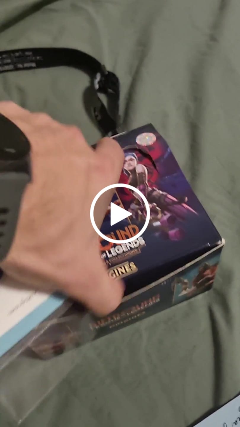 Customer video review of (CARDS ARE IN FRENCH) RIFTBOUND FRENCH LEAGUE OF LEGENDS  TCG ORIGINS BOOSTER DISPLAY (FRENCH)