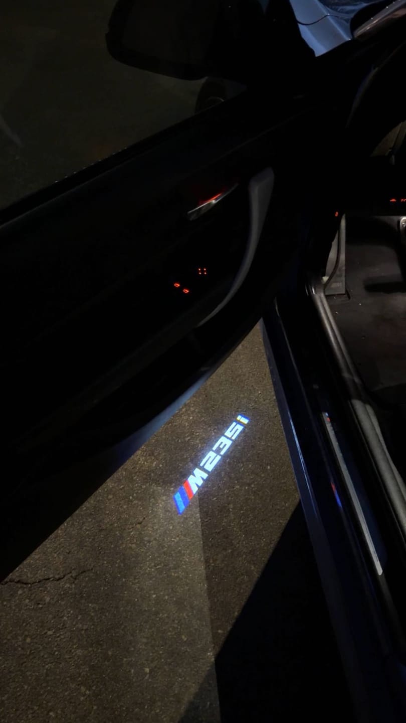 Customer photo review of BMW F SERIES DOOR LIGHTS