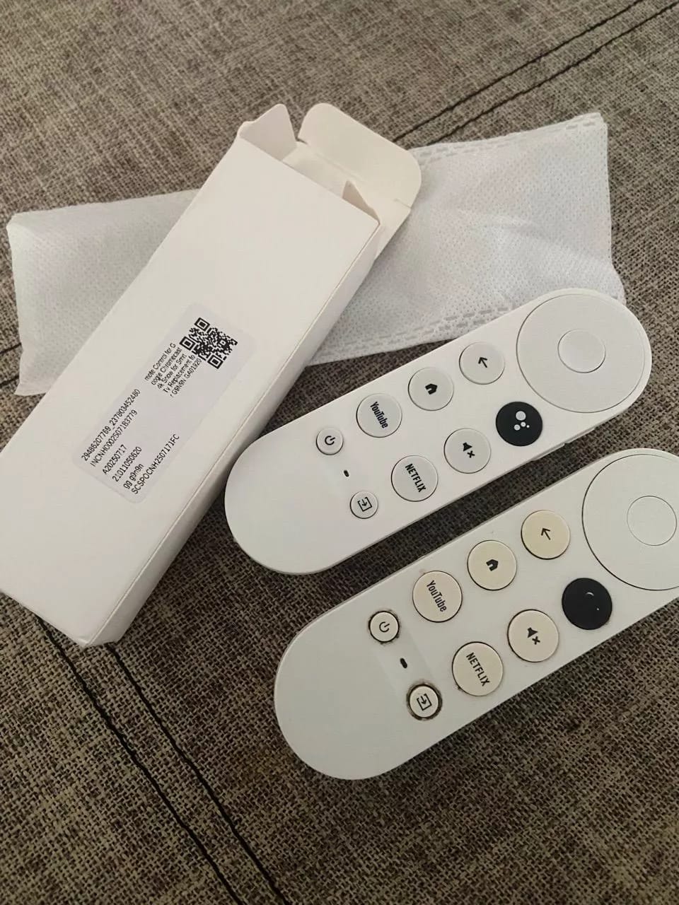 Customer photo review of Google Chromecast with Google TV - Streaming Entertainment with Voice Search - Watch Movies, Shows, and Live TV in 4K HDR Streaming Media Player - Includes Pouch and Cleaning Cloth