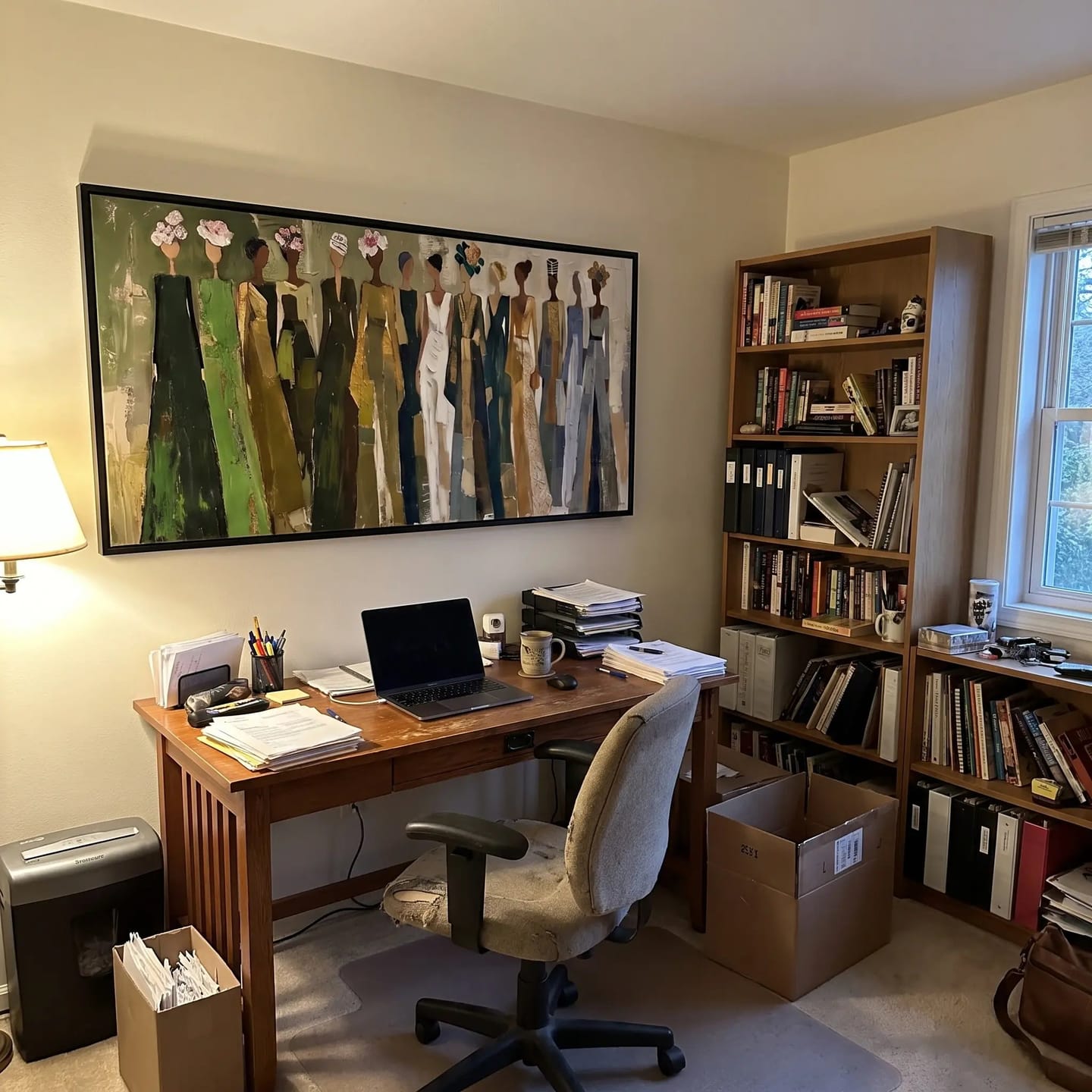 Customer photo review of Portrait Art Women in Quiet Company #PR420