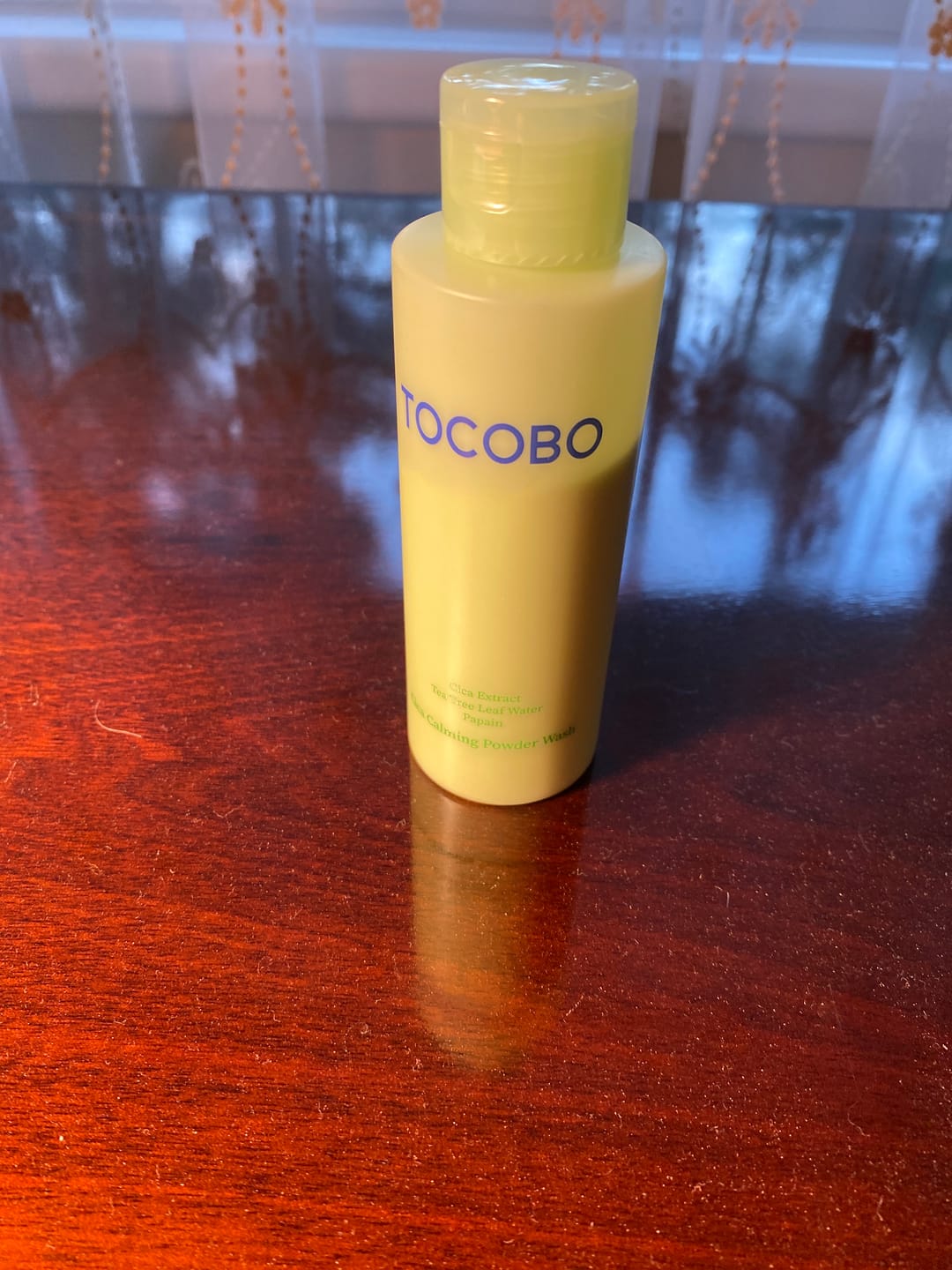 Customer photo review of Enzīmu pūderis jutīgai ādai Tocobo Cica Calming Powder Wash