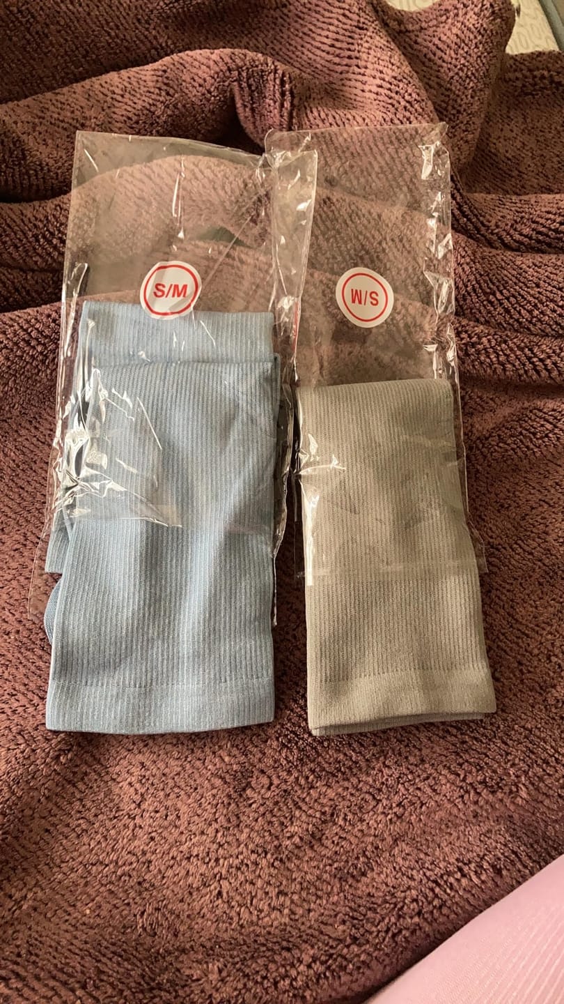 Customer photo review of Bamboo Nude Compression Socks