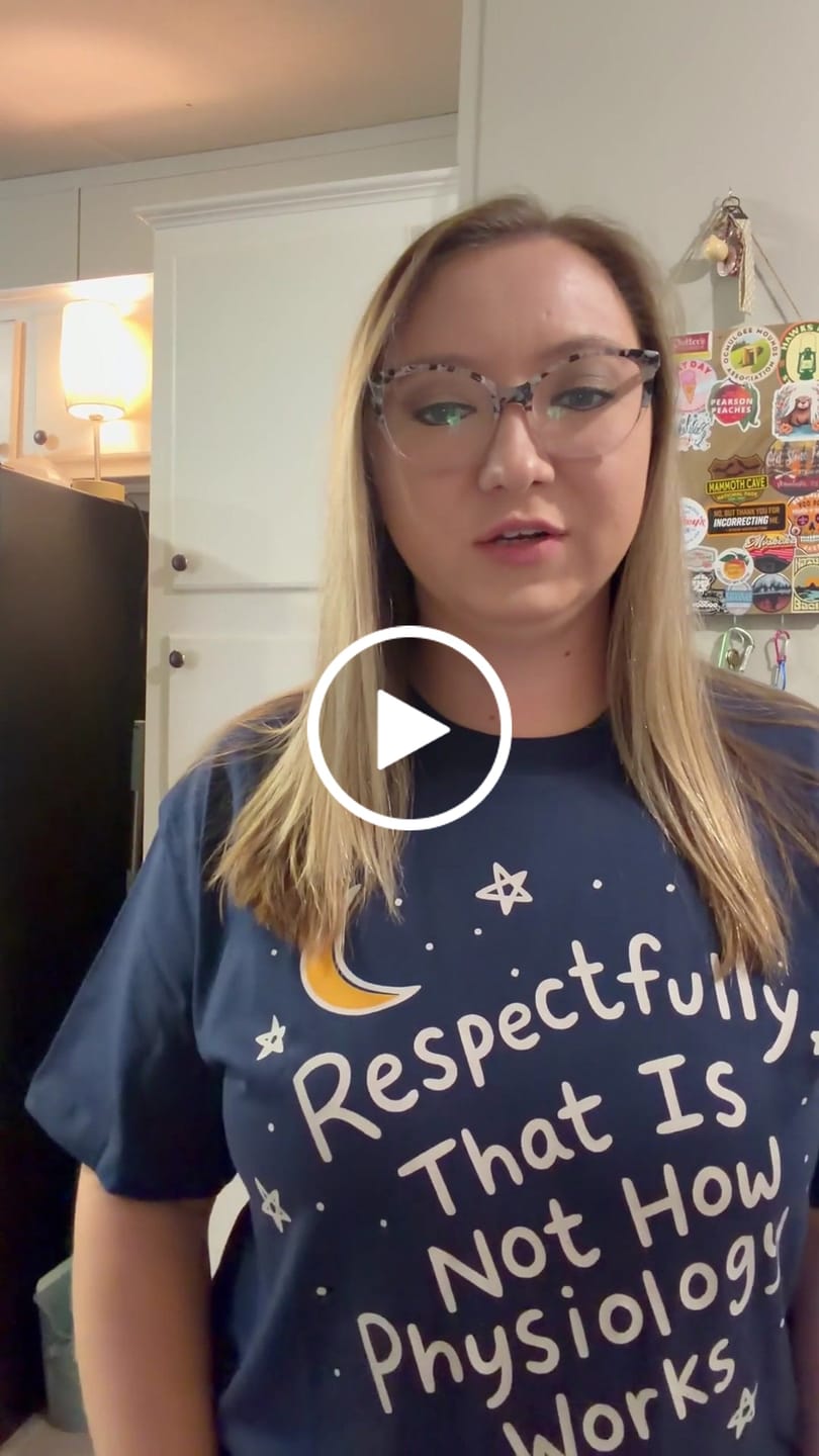 Customer video review of Respectfully, That Is Not How Physiology Works T-Shirt