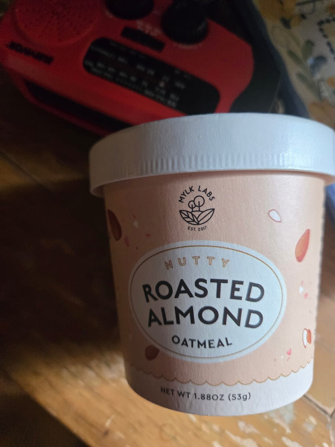 Customer photo review of Roasted Almond Oatmeal