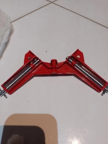 Customer photo review of 90° Corner Clamp for Frames, Boxes & Cabinets
