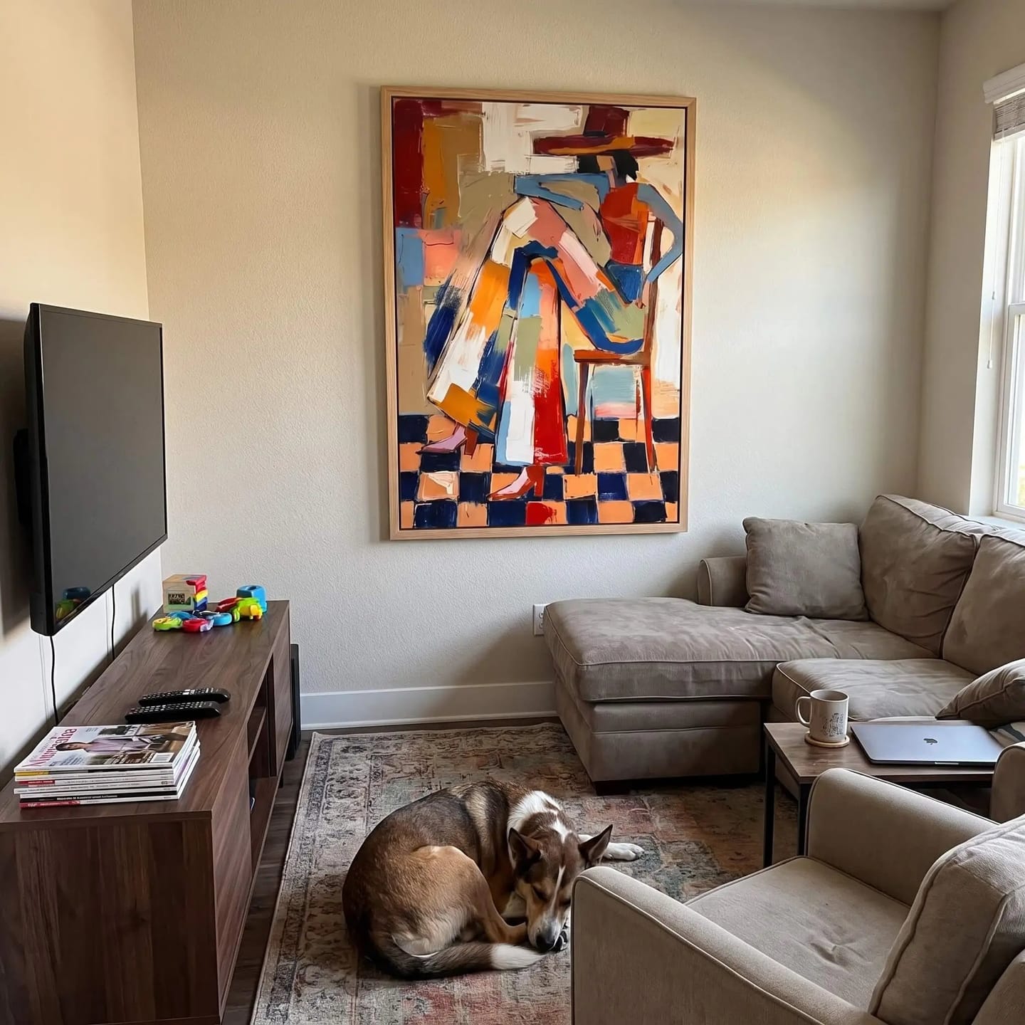 Customer photo review of Pop Art Checkered Figures #PO066