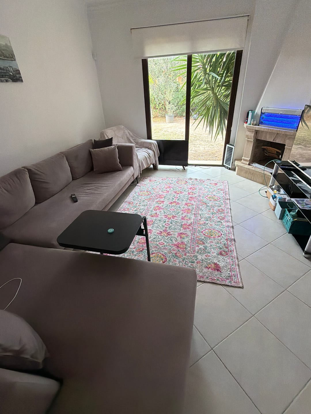 Customer photo review of Ruggadocia Mahal Pembe Çiçek Desenli Halı Somon