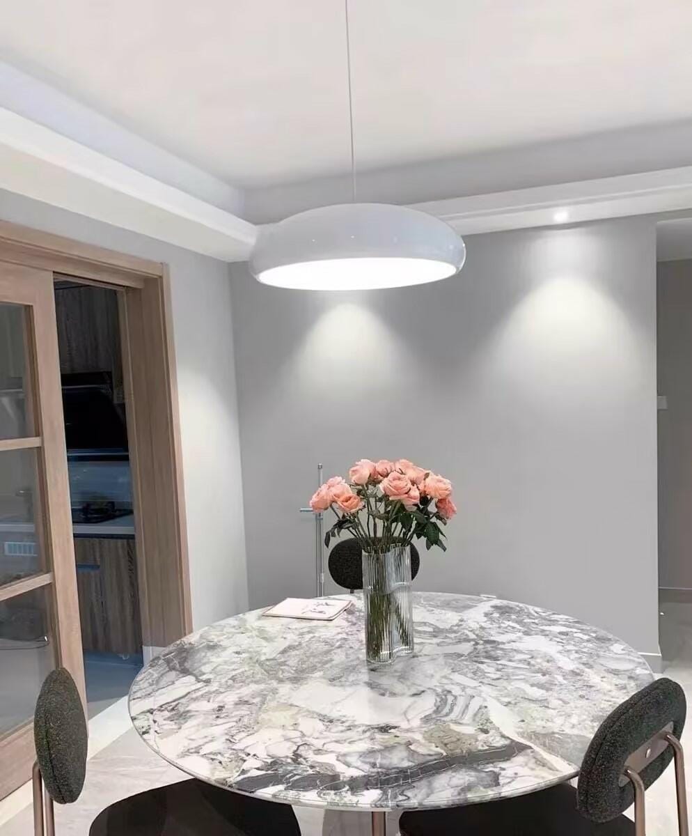 Customer photo review of Modern Dome Pendant Light, 60 cm Polycarbonate, Adjustable Cable