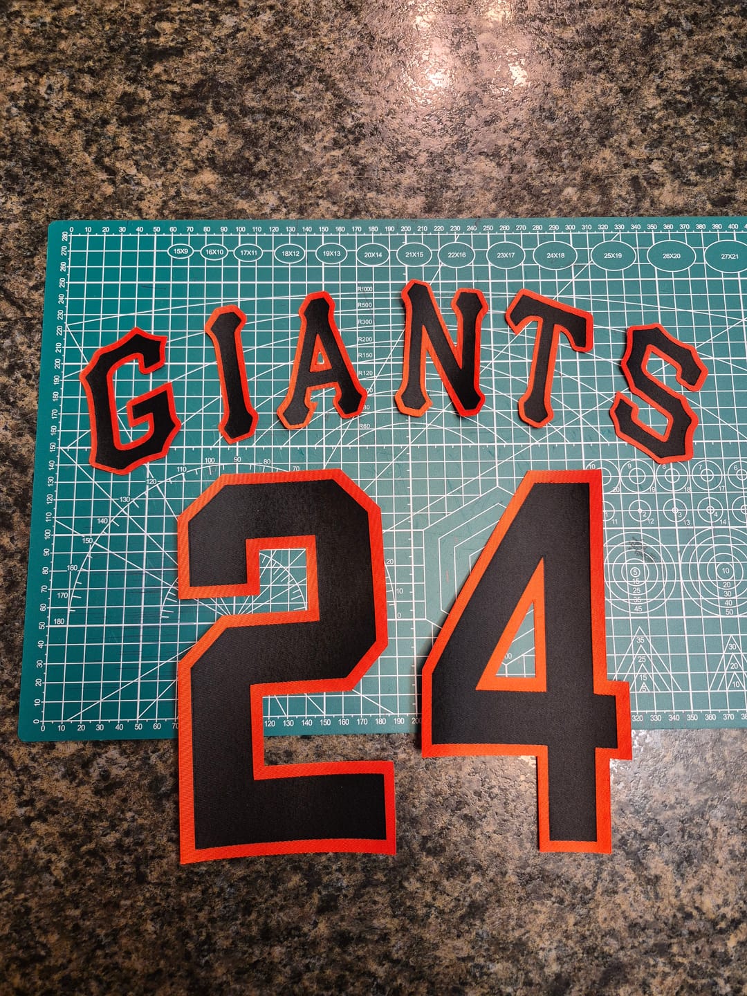 Customer photo review of San Francisco Giants Jersey 1958 002, Svg, Dxf, Eps, Png