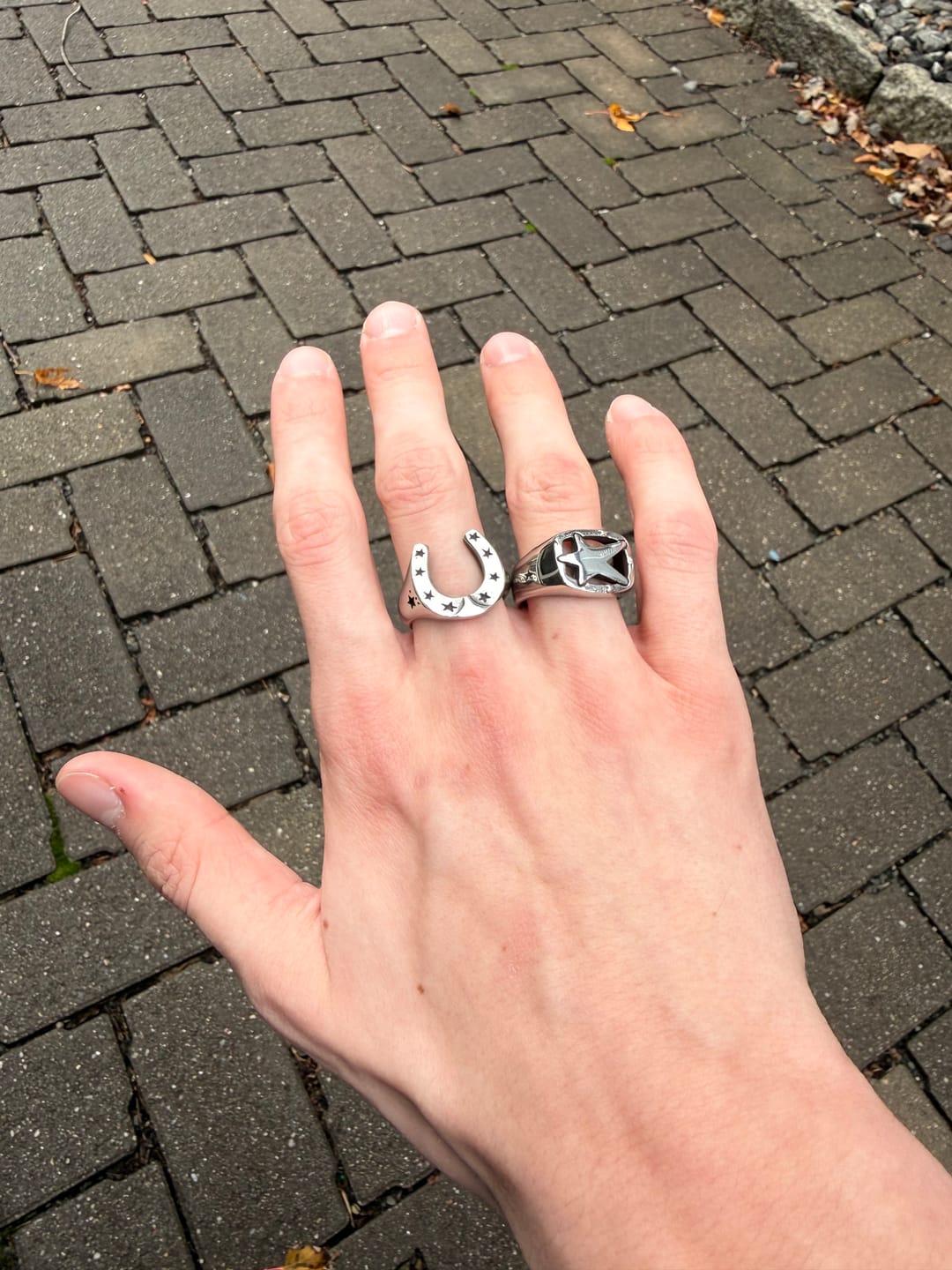 Customer photo review of Horse Shoe Ring