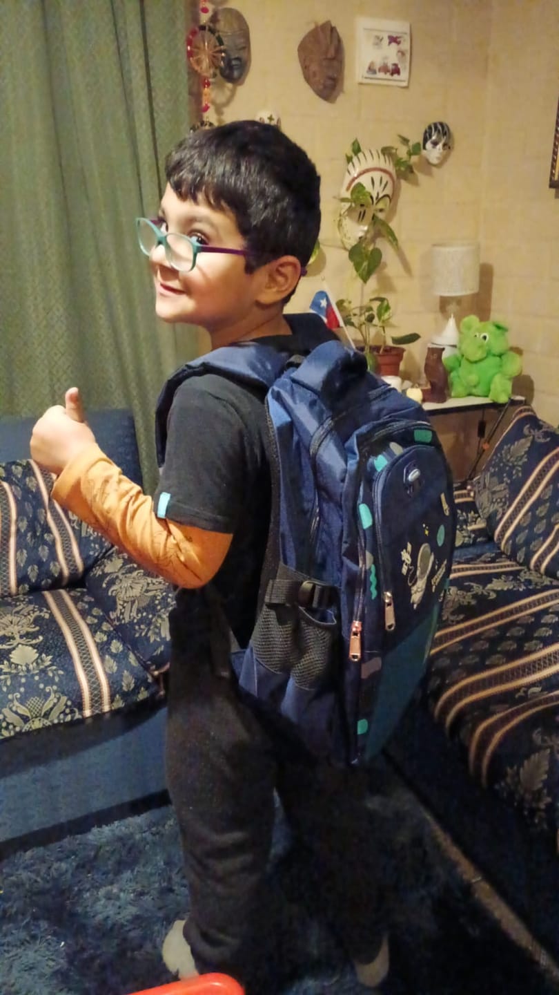Customer photo review of Mochila Escolar De Espalda Para Niños Hombre Morral Notebook