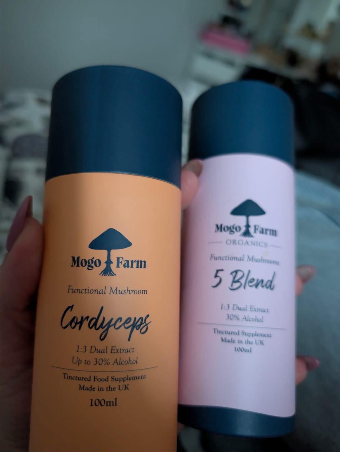 Customer photo review of 5 Mushroom Blend Tincture