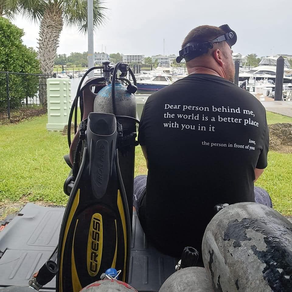 Customer photo review of Dear Person Behind Me (You are enough) Hoodie