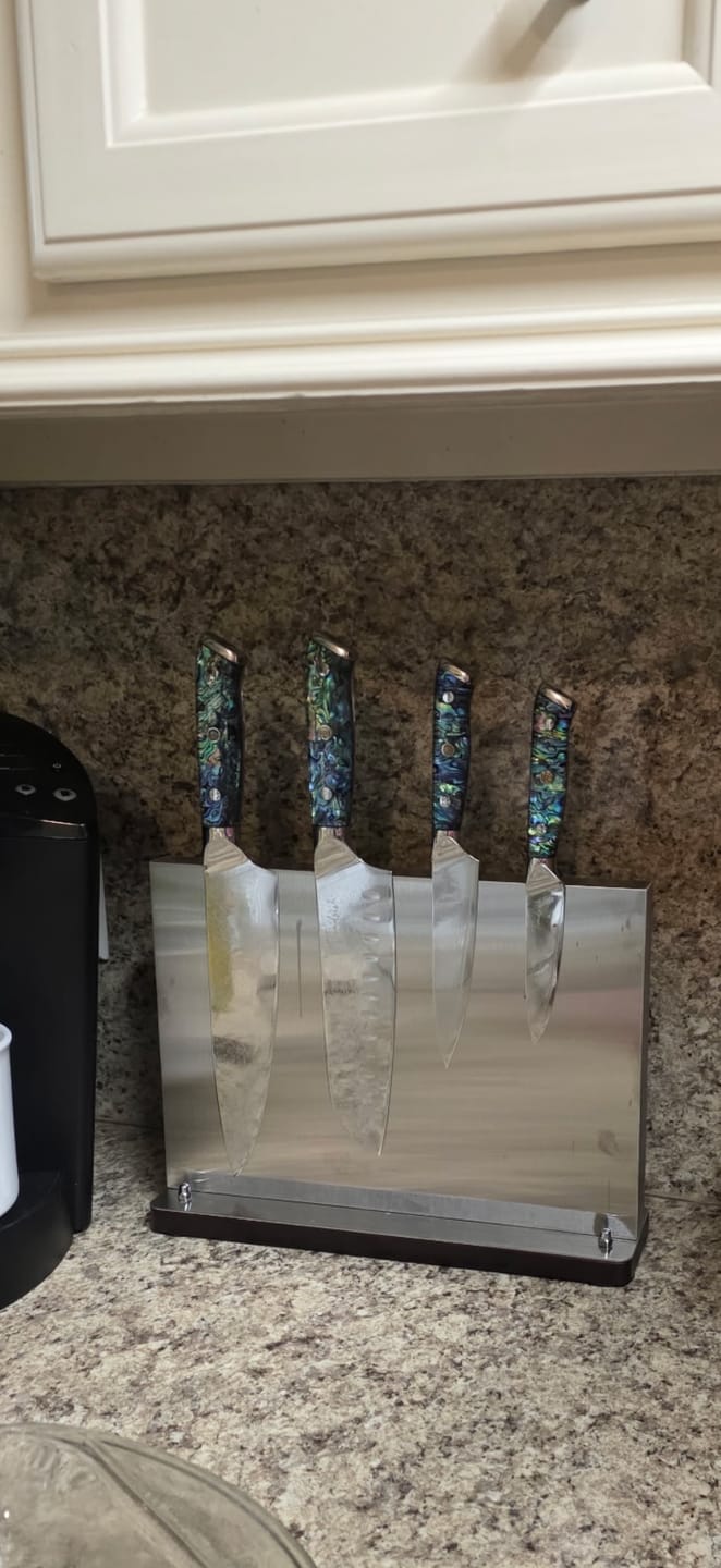 Customer photo review of Abalone Chef Knives