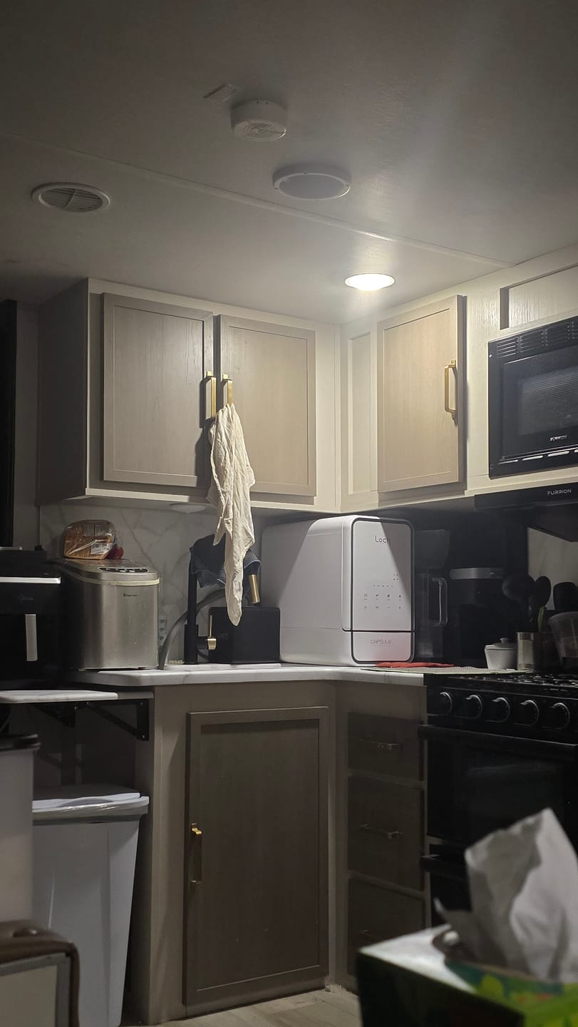 Customer photo review of Capsule Dishwasher