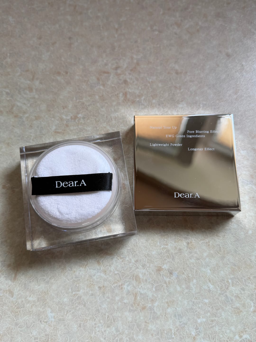 Customer photo review of Fiksējošs pūderis sejai ar blur efektu Dr. Althea Dear.A Face Blur Finishing Powder