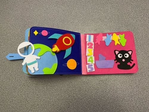 Customer photo review of Montessori Book™- Interactive Educational Book
