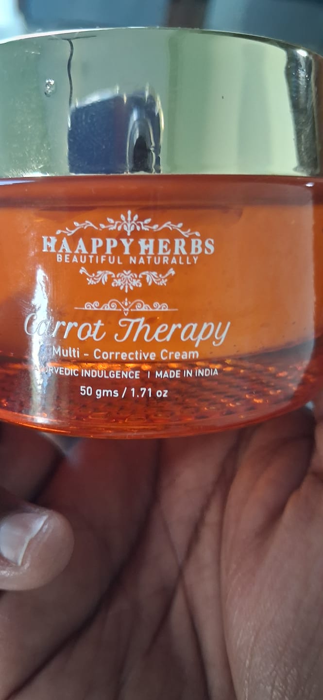 Customer photo review of Carrot Therapy Multi Correct Cream