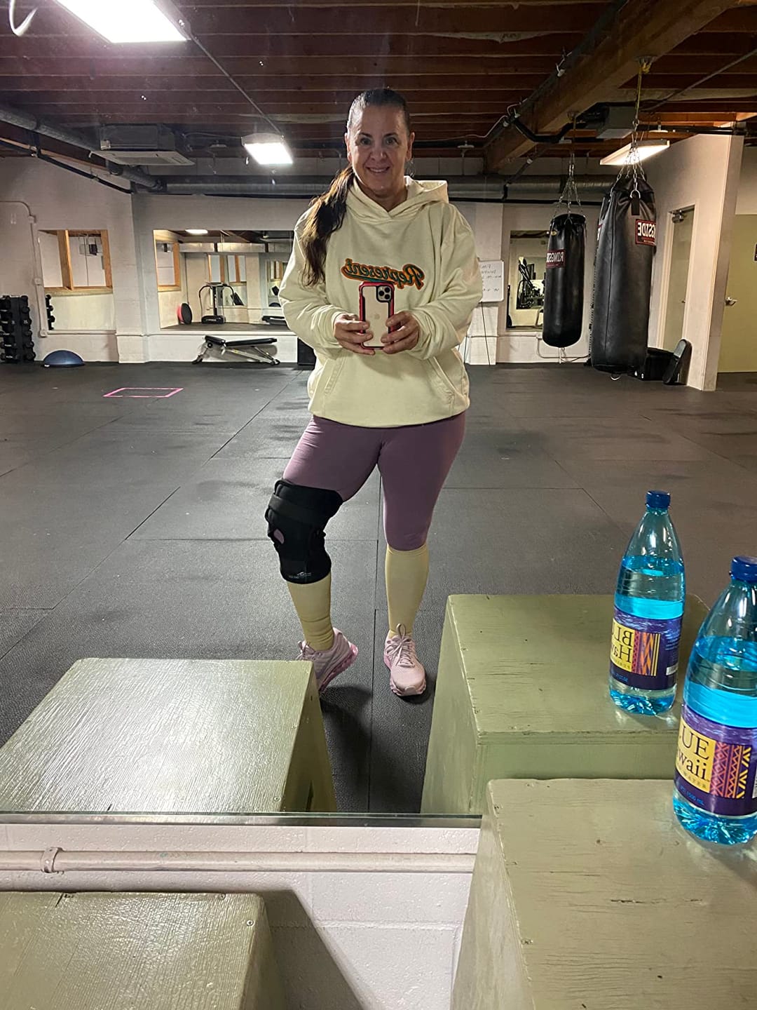 Customer photo review of Bamboo Nude Compression Socks