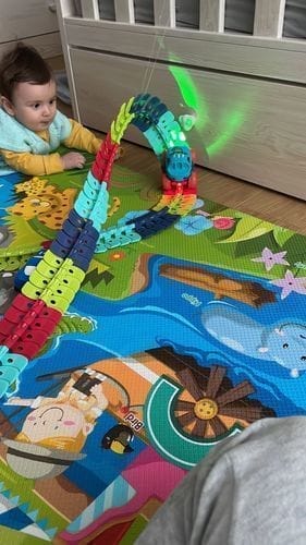 Customer photo review of Montessori Track™ - Ultra-Flexible Machine Track