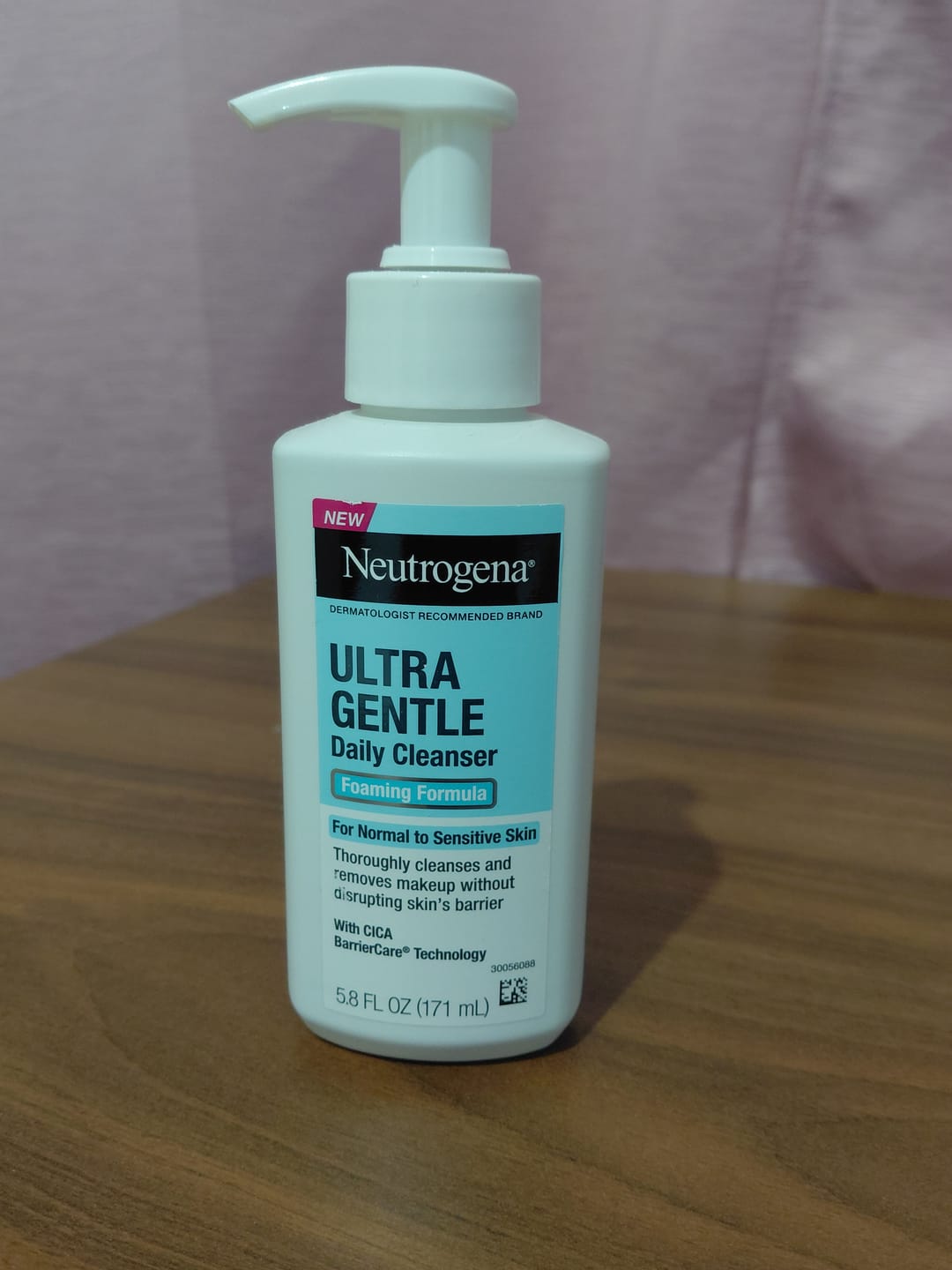 Customer photo review of Ultra Gentle Daily Cleanser