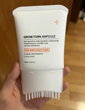 Customer photo review of AQUALYA Korean Hair Serum – Stronger-Looking Hair from the Roots
