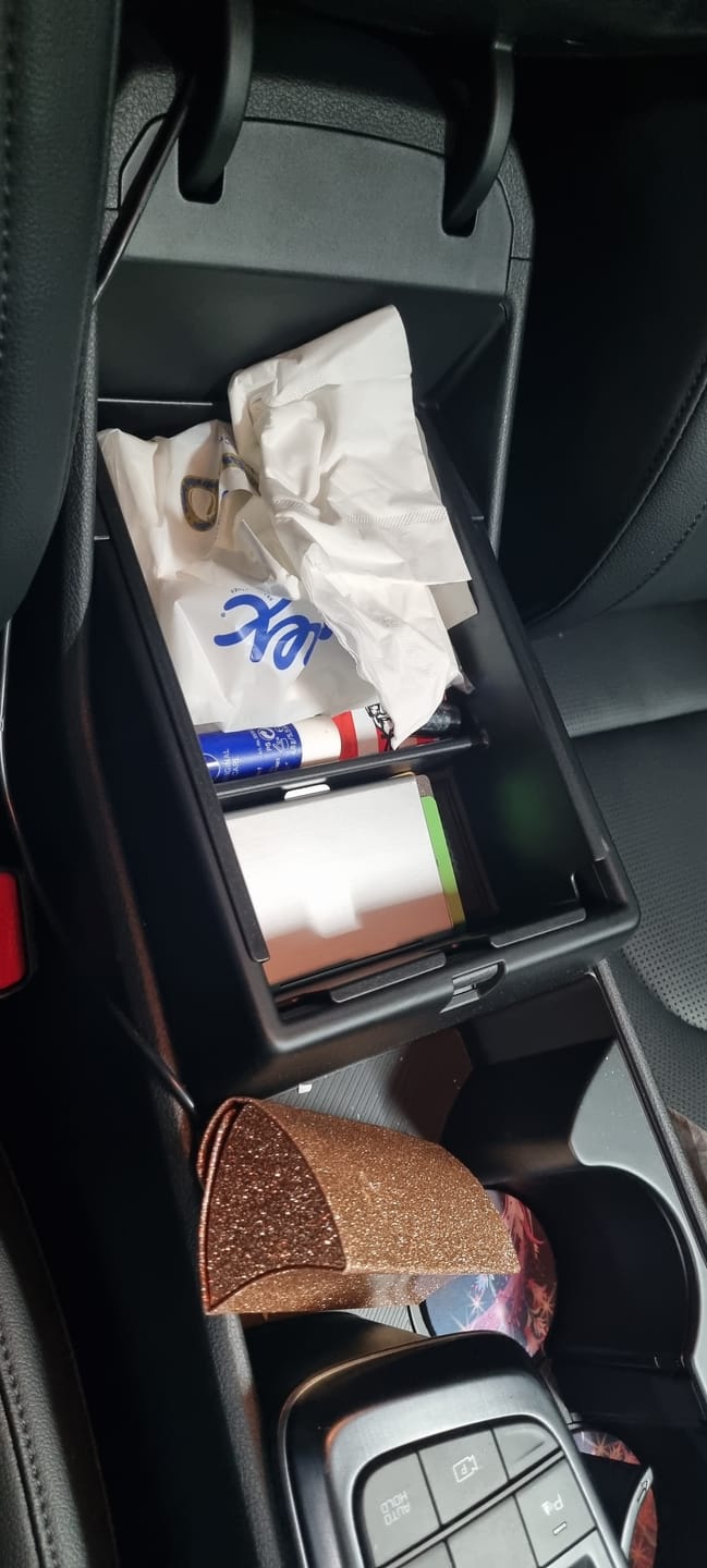 Customer photo review of Armrest Organizer For Kia Sportage (2021–2026)