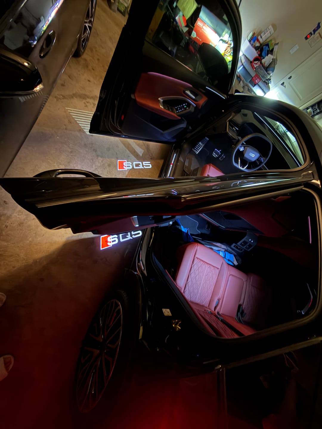 Customer photo review of AUDI DOOR LIGHTS