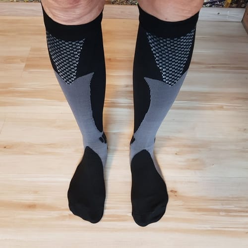 Customer photo review of Compressie Sokken 3-Pack - Premium Steunkousen