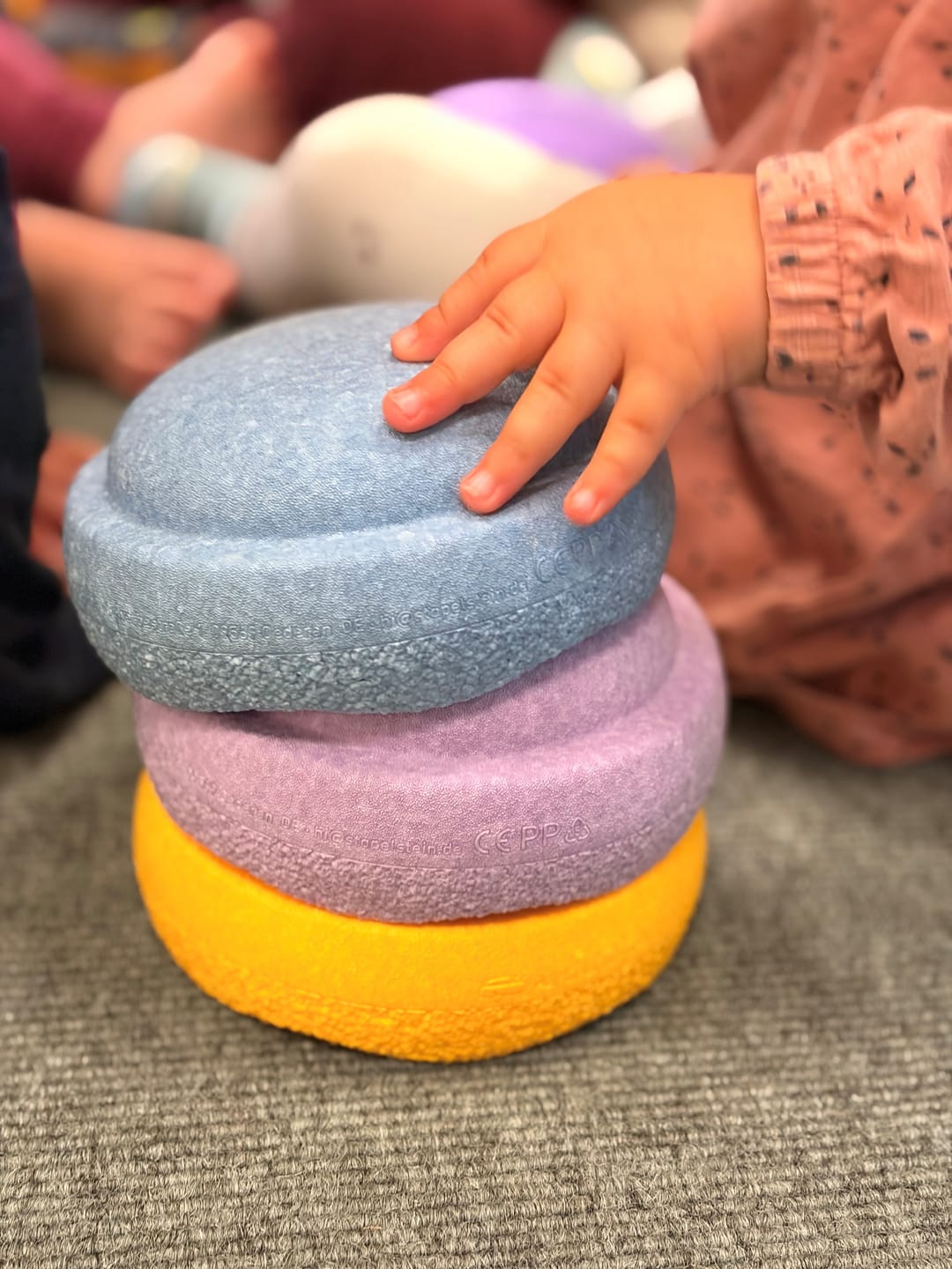 Customer photo review of Stapelstein® Original Mini rainbow pastel