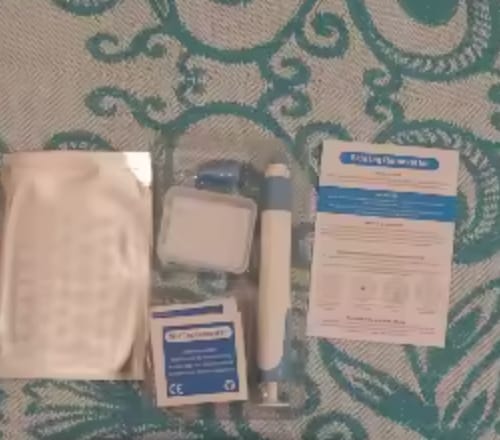 Customer photo review of Painless Skin Tag Removal Kit