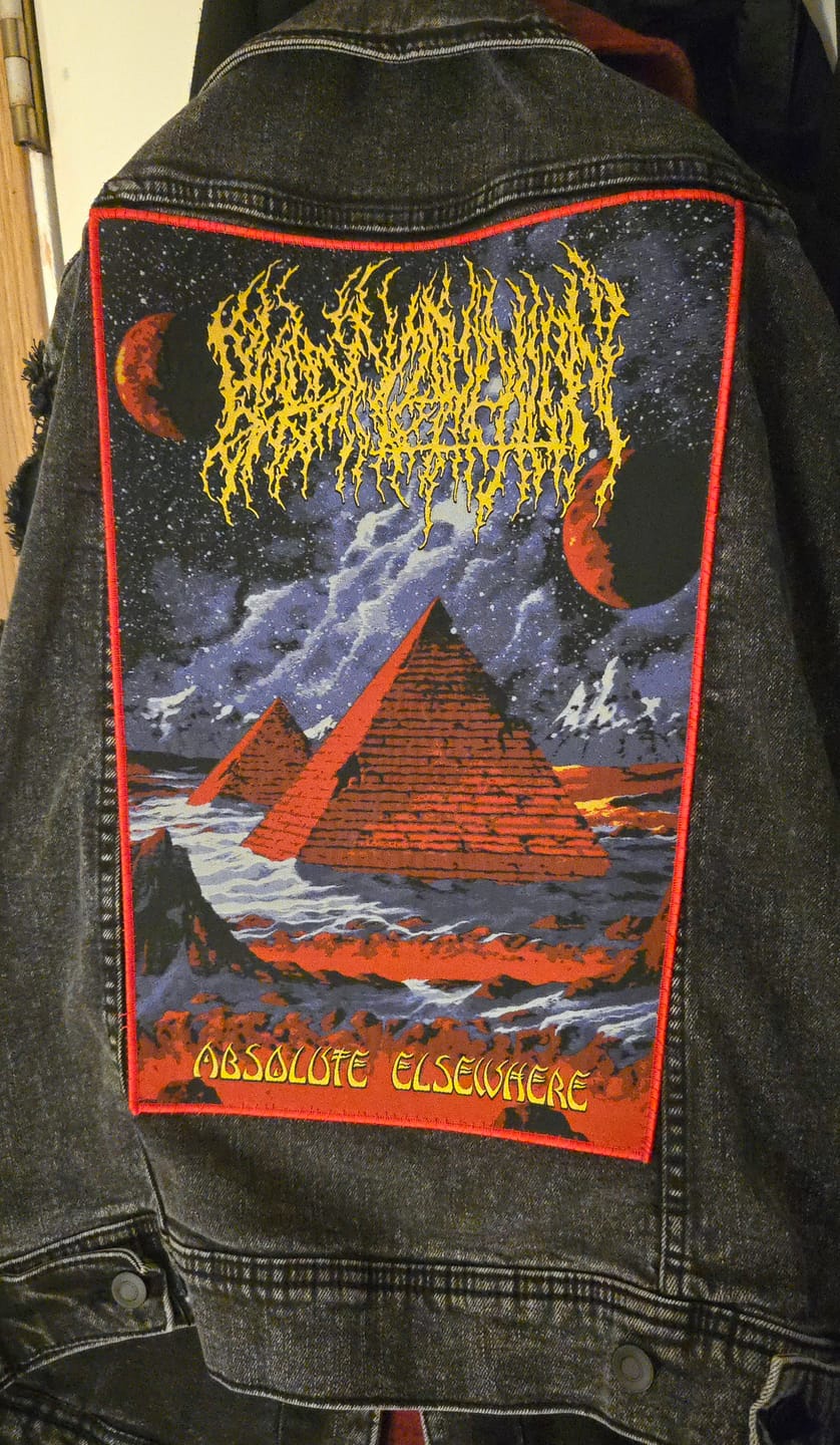 Customer photo review of Blood Incantation - Absolute Elsewhere - Backpatch
