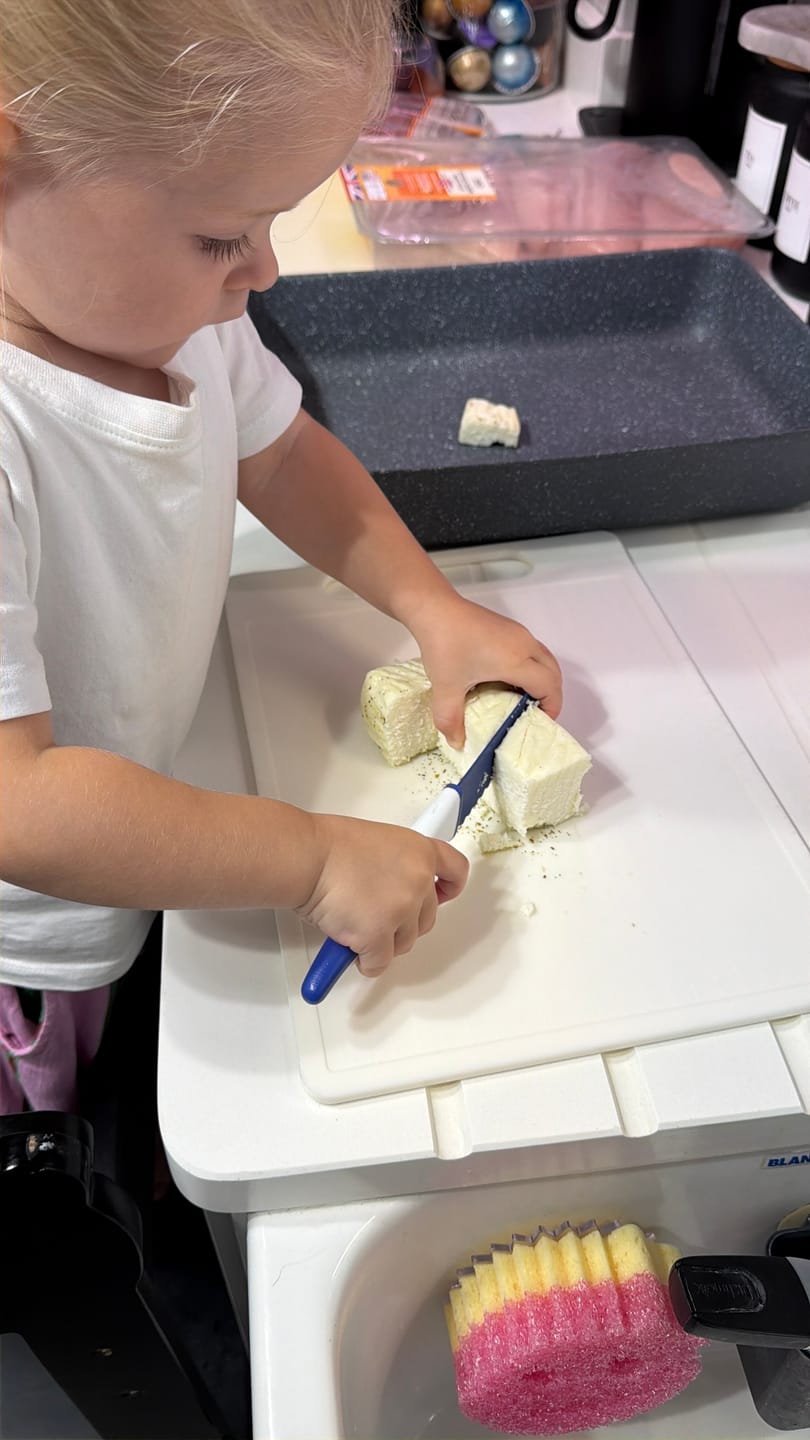 Customer photo review of KindyCook Montessori Cooking Set